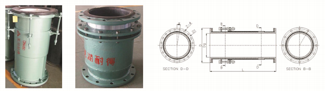 管道伸縮節(jié)圖片和結(jié)構(gòu)簡(jiǎn)圖