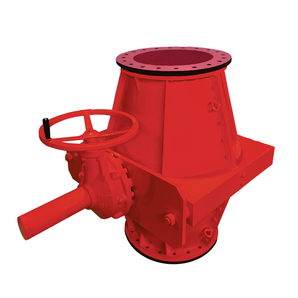 傘齒輪膠管閥（管夾閥）