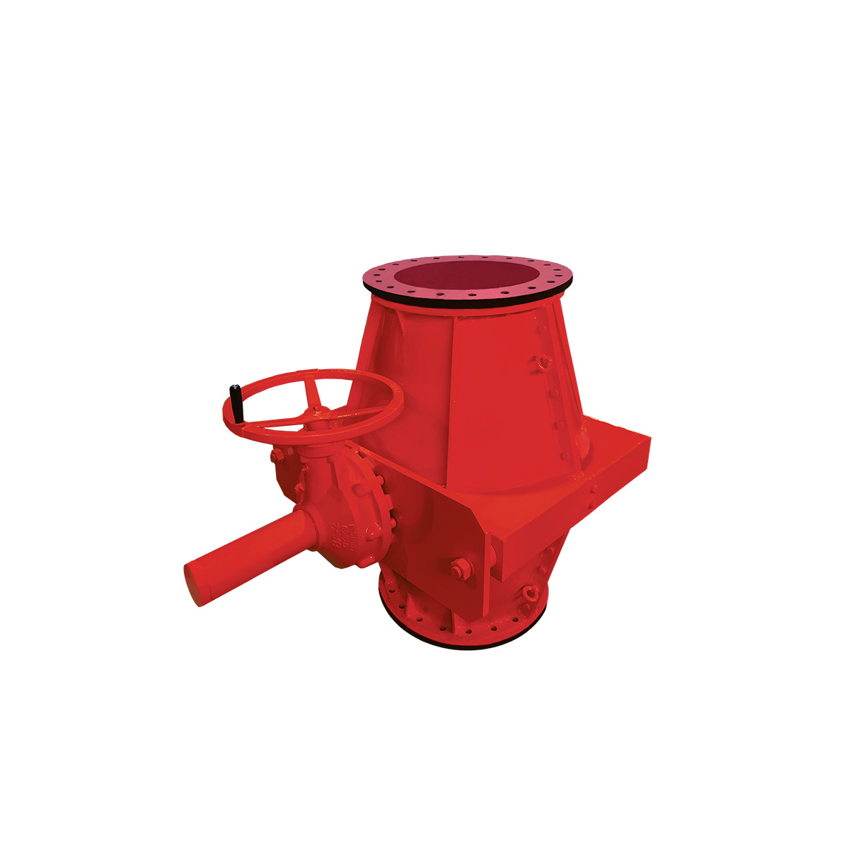 傘齒輪膠管閥（管夾閥）