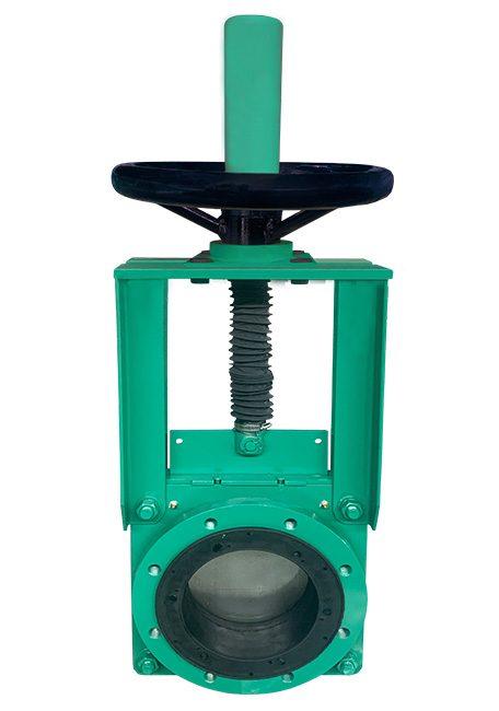 手動(dòng)法蘭式礦漿刀閘閥