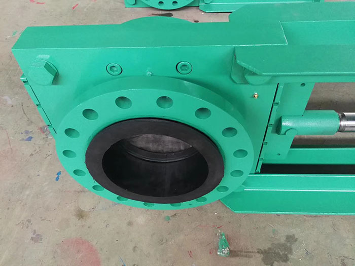 高壓法蘭式礦漿刀閘閥細(xì)節(jié)