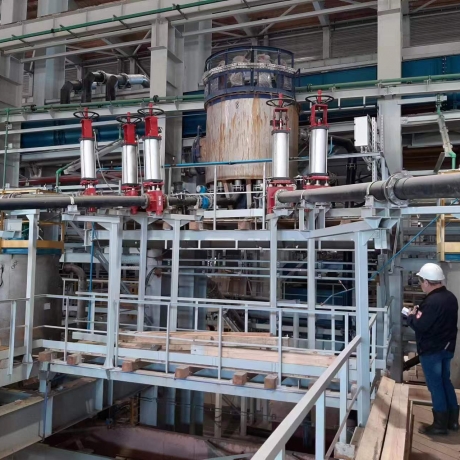 白俄羅斯鉀肥行業(yè)管夾閥應(yīng)用現(xiàn)場