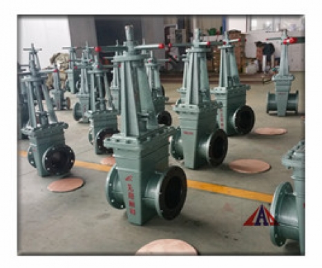 手動(dòng)襯膠閘板閥